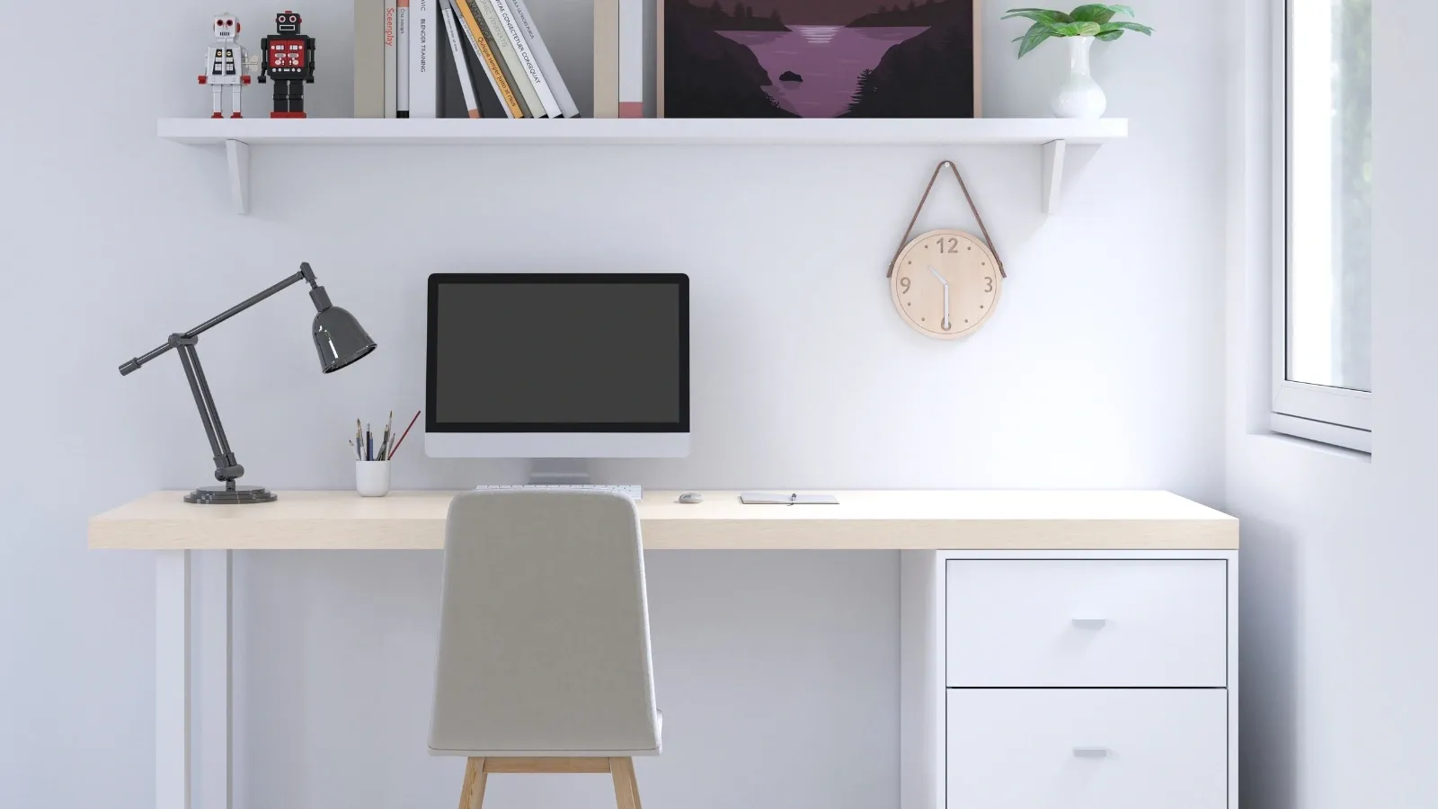 Decluttered living space?>